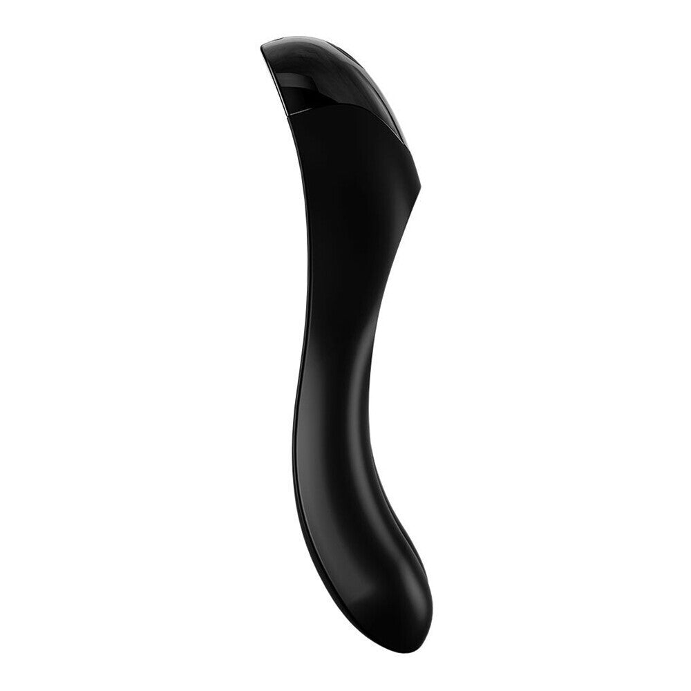 Vibromasseur à doigt Candy Cane Satisfyer Noir