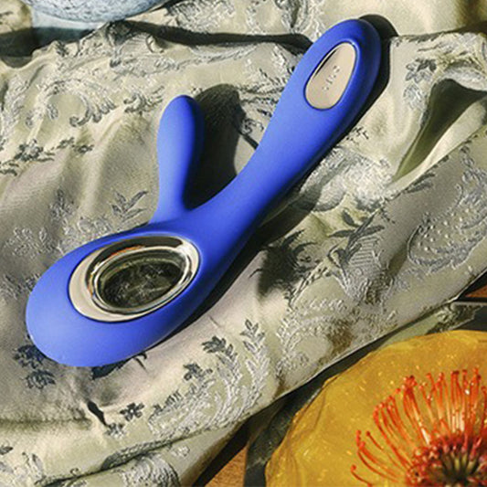 Vibromasseur double rechargeable Soraya Wave Midnight Blue de Lelo